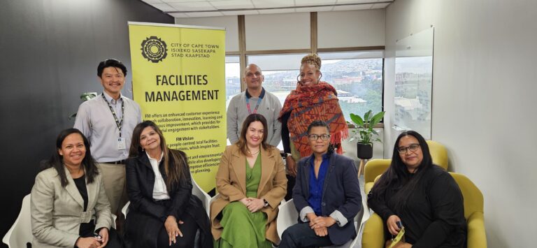 Vincent and the Facilities Management team at the City of Cape Town